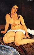 Amedeo Modigliani Draped Nude painting
